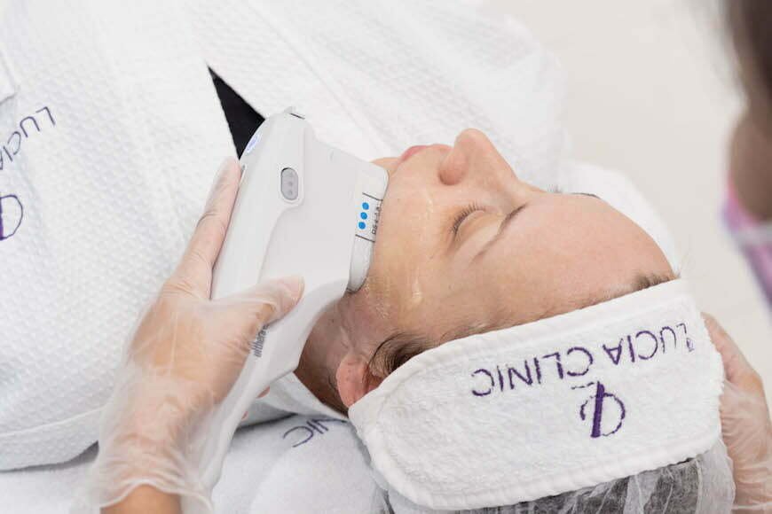 Latest Ultherapy treatment as effective anti-aging solution - firm your facial skin, rejuvenate your face and reduce wrinkles by triggering collagen production.