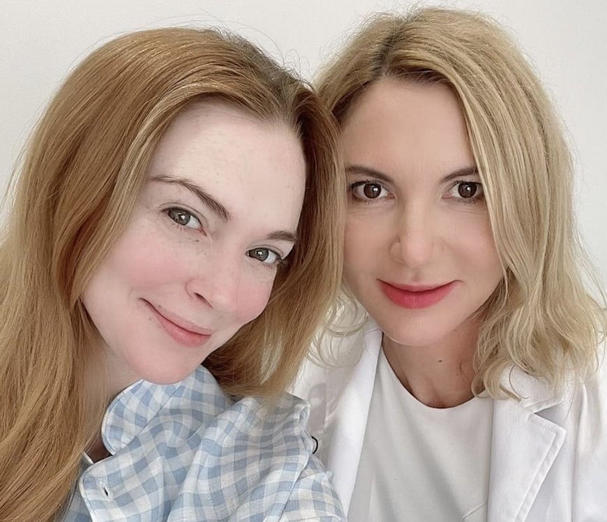 Lucia Clinic welcomes Lindsay Lohan, famous Hollywood star - Dr. Lukian was more than happy to take care of Ms. Lindsay’s skin with bespoke aesthetic treatment.