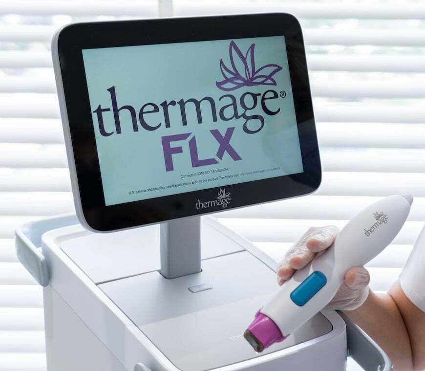 All about the advanced Thermage FLX skin firming treatment - get all information about the effectiveness of the newest trendy laser skin tightening procedure.