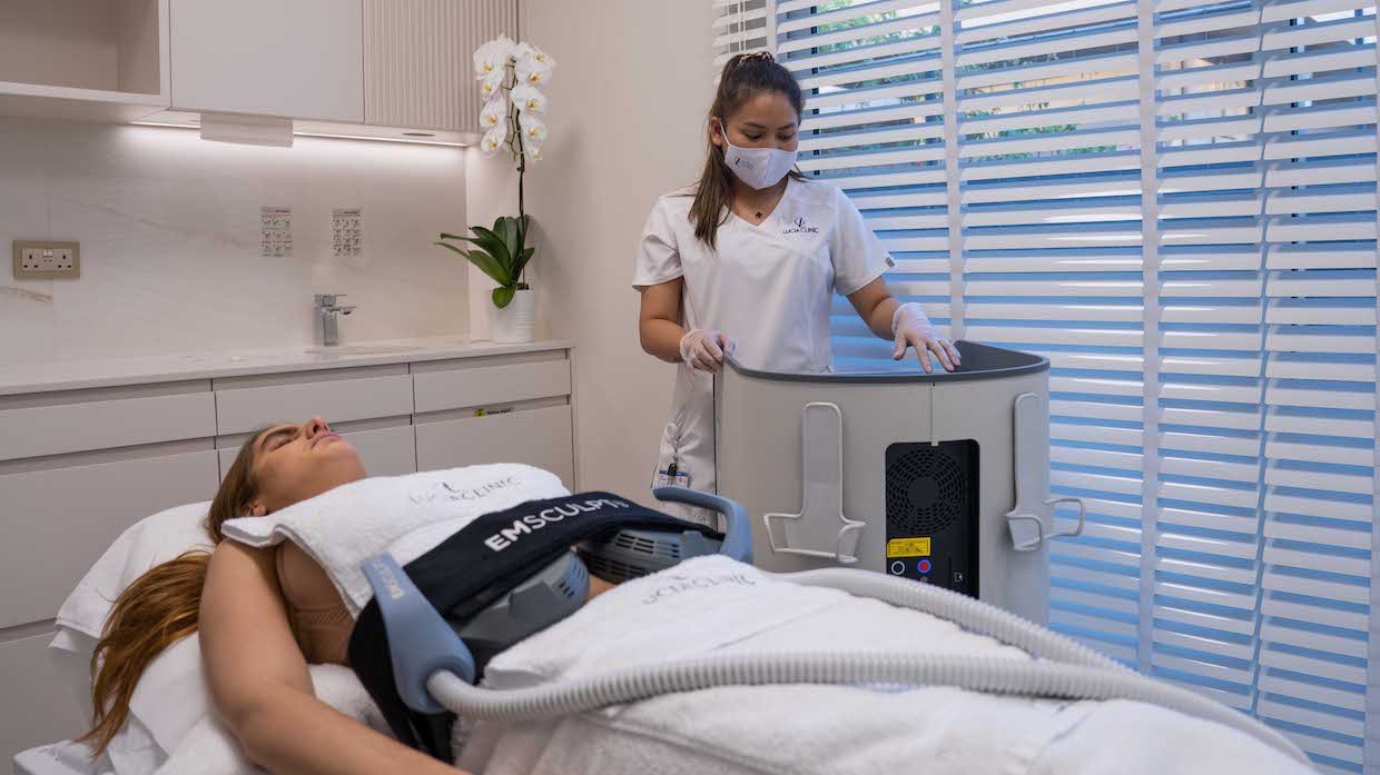 Emsculpt NEO Edge, the latest addition to body contouring - burn stubborn fat pockets and tone muscles in curvy body areas with new non-invasive applicators.