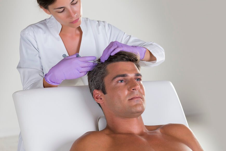 The best hair loss treatments for gents at Lucia Clinic - activate hair follicles and regrow your lost hair with the most groundbreaking injectable treatments. 