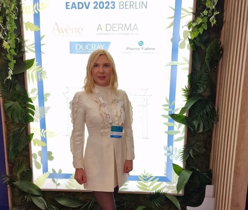Dr. Radmila Lukian at the EADV annual Congress in Berlin