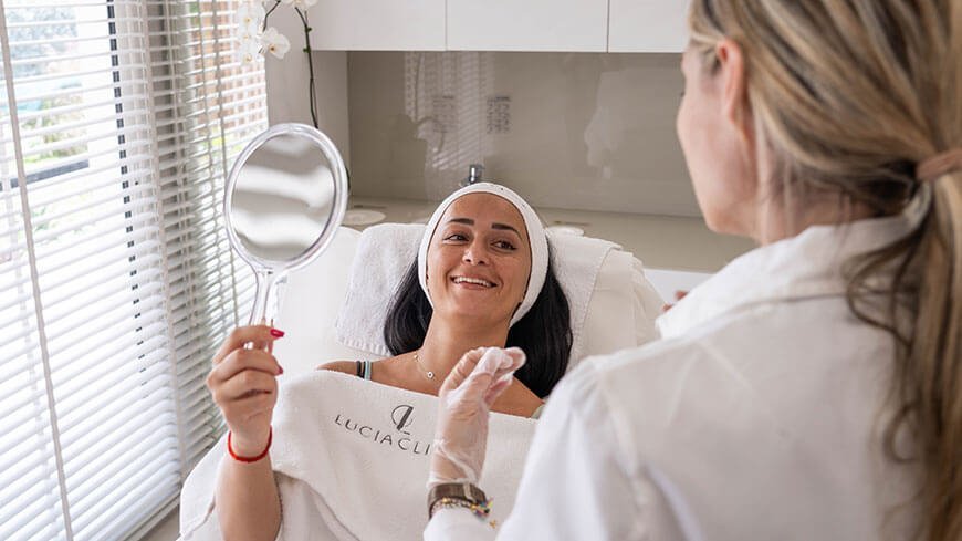 What questions should you ask the dermatologist at Lucia Clinic